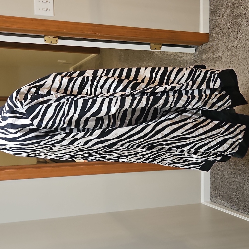 Jones New York Zebra Cotton Blouse - Picture 3 of 8
